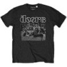 DOORS  THE T-SHIRT  S BLACK UNISEX  COLLAPSED