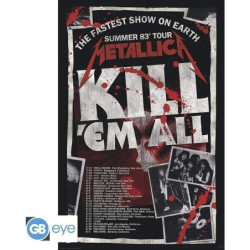 METALLICA:GB EYE - KILL'EM ALL 83 TOUR (MAXI POSTER 91,5X61)