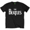 BEATLES  THE T-SHIRT  S KIDS BLACK  DROP T LOGO