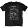 JOHNNY CASH UNISEX TEE: AMERICAN REBEL (X-LARGE)