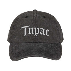 TUPAC UNISEX BASEBALL CAP:GOTHIC LOGO