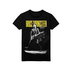 SPRINGSTEEN BRUCE T-SHIRT  LARGE UNISEX BLACK  WINTERLAND BALLROOM GUITAR