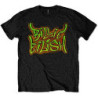 EILISH BILLIE T-SHIRT  M UNISEX BLACK  GRAFFITI