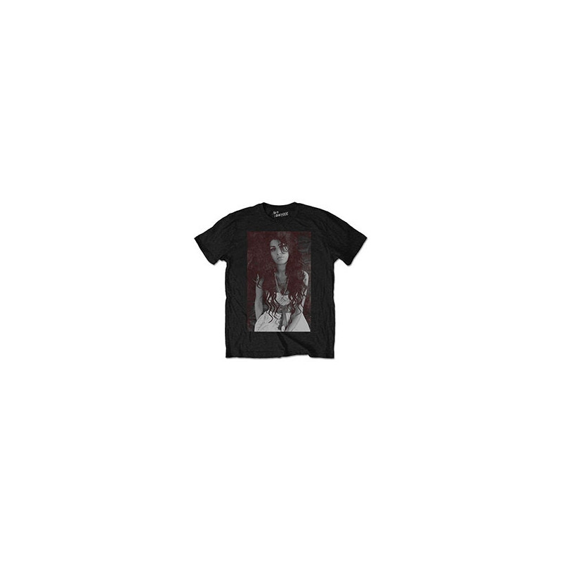 AMY WINEHOUSE UNISEX TEE: BACK TO BLACK CHALK BOARD (MEDIUM)