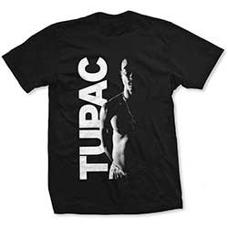 2PAC T-SHIRT  LARGE UNISEX BLACK  SIDE PHOTO