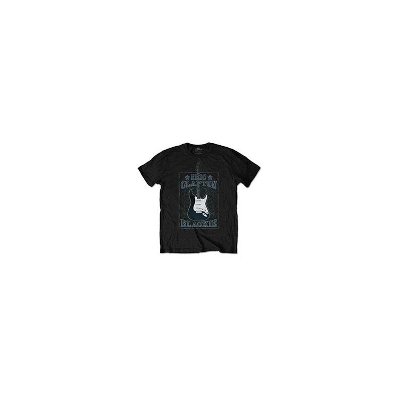 ERIC CLAPTON UNISEX T-SHIRT: BLACKIE (LARGE)