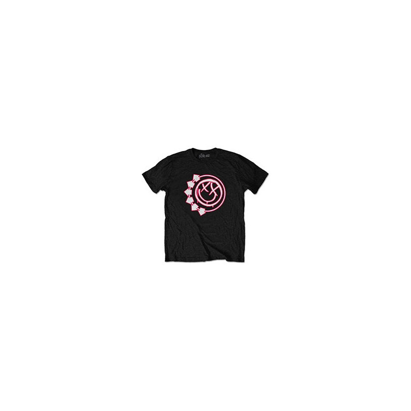 BLINK-182 UNISEX T-SHIRT: SIX ARROW SMILE (SMALL)