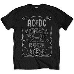 AC/DC UNISEX T-SHIRT: CANNON SWIG VINTAGE (SMALL)