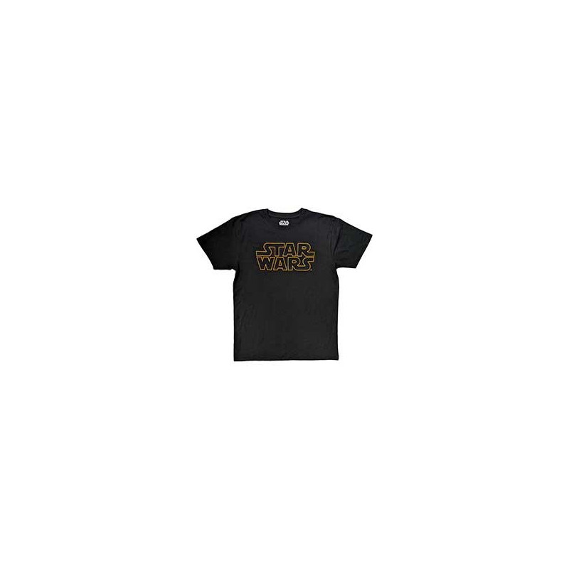 STAR WARS UNISEX T-SHIRT: LOGO OUTLINE (SMALL)