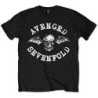 AVENGED SEVENFOLD UNISEX T-SHIRT: CLASSIC DEATH BAT (LARGE)