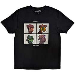 GORILLAZ UNISEX T-SHIRT:...