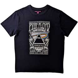 PINK FLOYD UNISEX T-SHIRT: CARNEGIE HALL POSTER (X-SMALL)