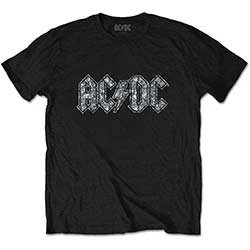 AC/DC KIDS T-SHIRT: LOGO (EMBELLISHED) (11-12 YEARS)