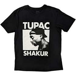 TUPAC UNISEX T-SHIRT: EYES CLOSED (SMALL)