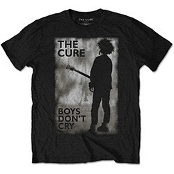 THE CURE UNISEX T-SHIRT BOYS DON'T CRY BLACK & WHITE