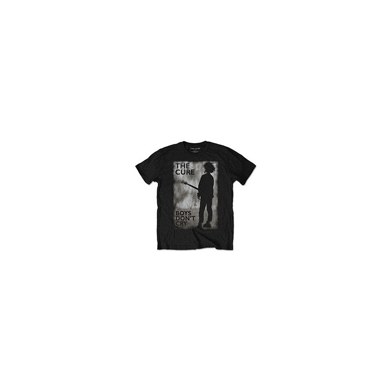 THE CURE UNISEX T-SHIRT BOYS DON'T CRY BLACK & WHITE