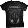 METALLICA T-SHIRT  L UNISEX BLACK  HAMMETT OUIJA GUITAR