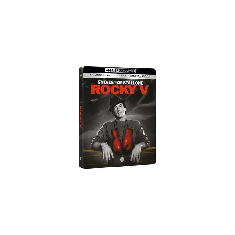 ROCKY V STEELBOOK (4K ULTRA HD + BLU-RAY)