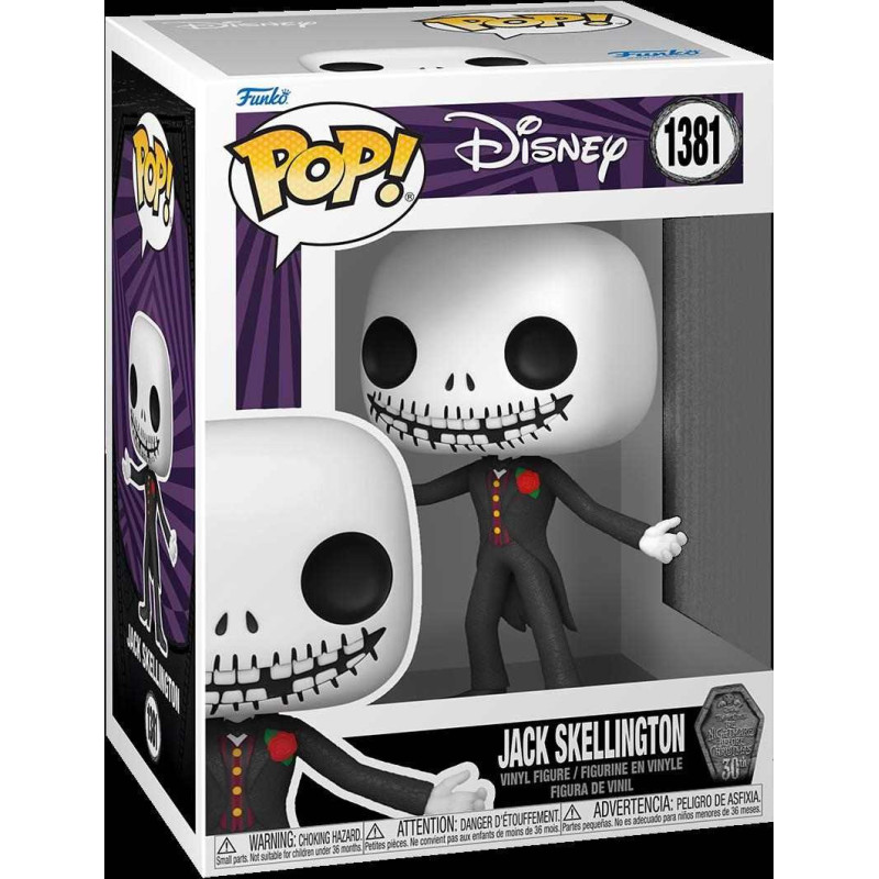 DISNEY: FUNKO POP! VINYL - THE NIGHTMARE BEFORE CHRISTMAS - 30TH ANNIVERSARY - FORMAL JACK