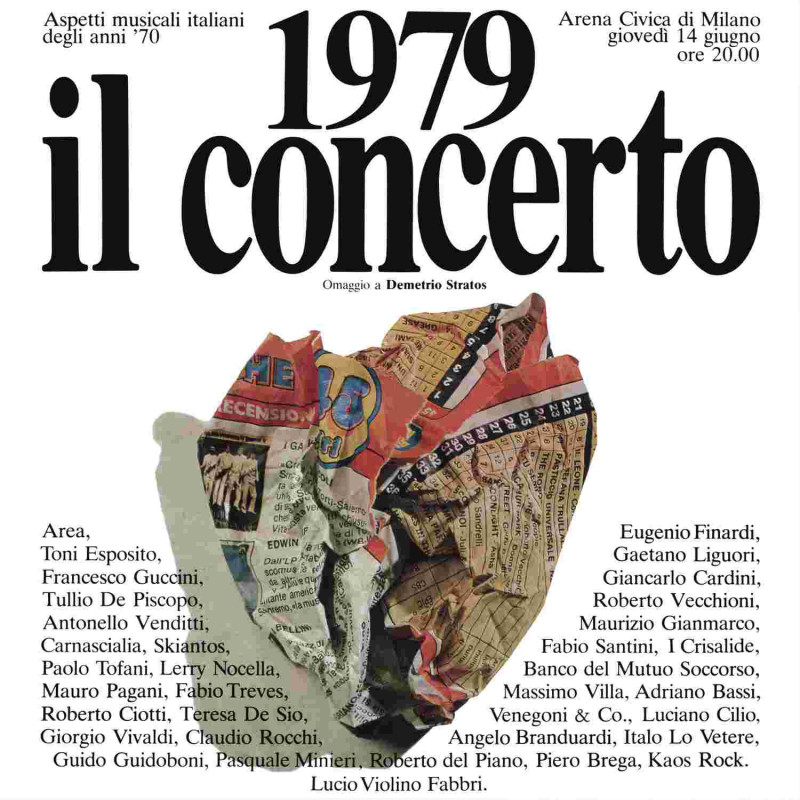 1979 IL CONCERTO "OMAGGIO A DEMETRIO STRATOS"-VINILE ROSSO (RSD2019)
