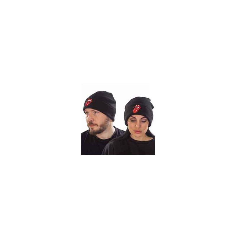 THE ROLLING STONES UNISEX BEANIE HAT:FANG TONGUE