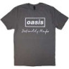 OASIS UNISEX:DEFINITELY MAYBE DISTRESSED GREY CHARCOAL