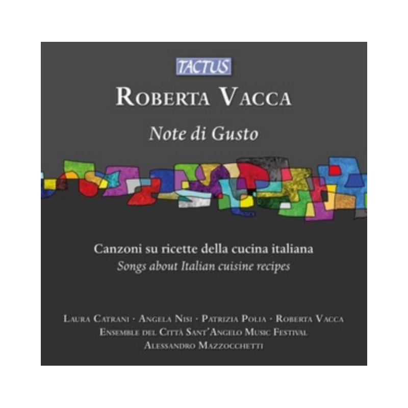 NOTE DI GUSTO - CANZONI SU RICETTE DELLA