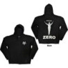 SMASHING PUMPKINS - THE ZIPPED HOODIE  LARGE UNISEX BLACK  ZERO HALO
