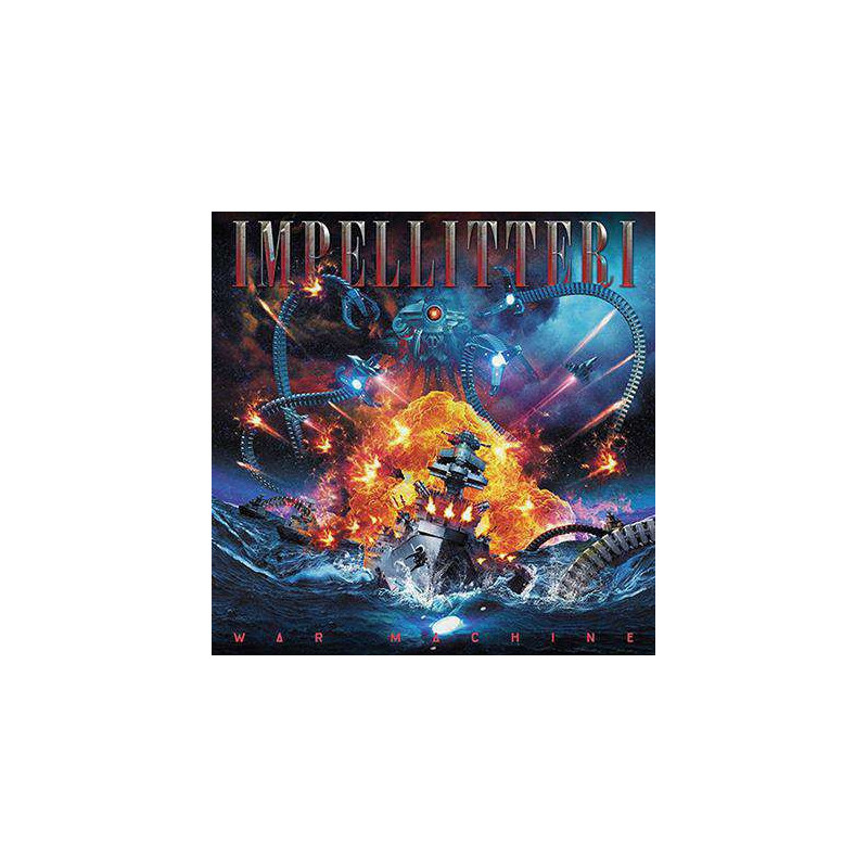 WAR MACHINE - BLUE / RED SPLATTER