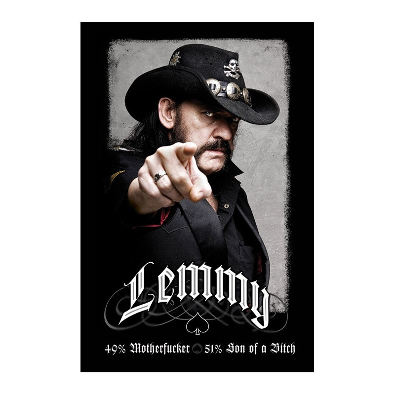 MOTORHEAD: PYRAMID - LEMMY KILMISTER: 49% MOFO -MAXI POSTER- (POSTER MAXI 61X91,5 CM)