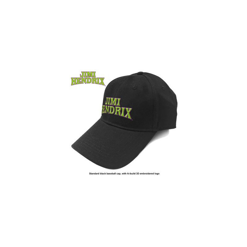 JIMI HENDRIX UNISEX BASEBALL CAP:ARCHED LOGO