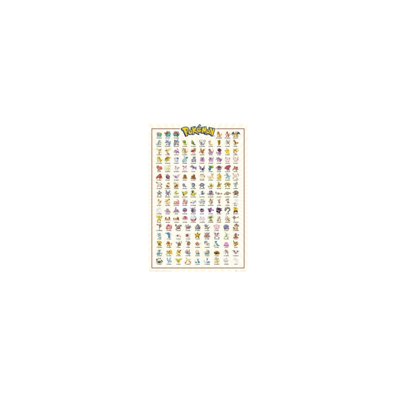 POKEMON: GB EYE - KANTO 151 (POSTER 91,5X61 CM)