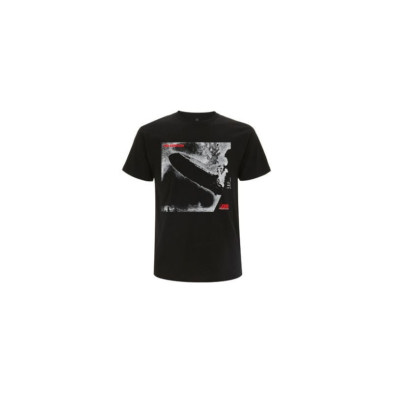 LED ZEPPELIN 1 REMASTERED COVER TS BLACK