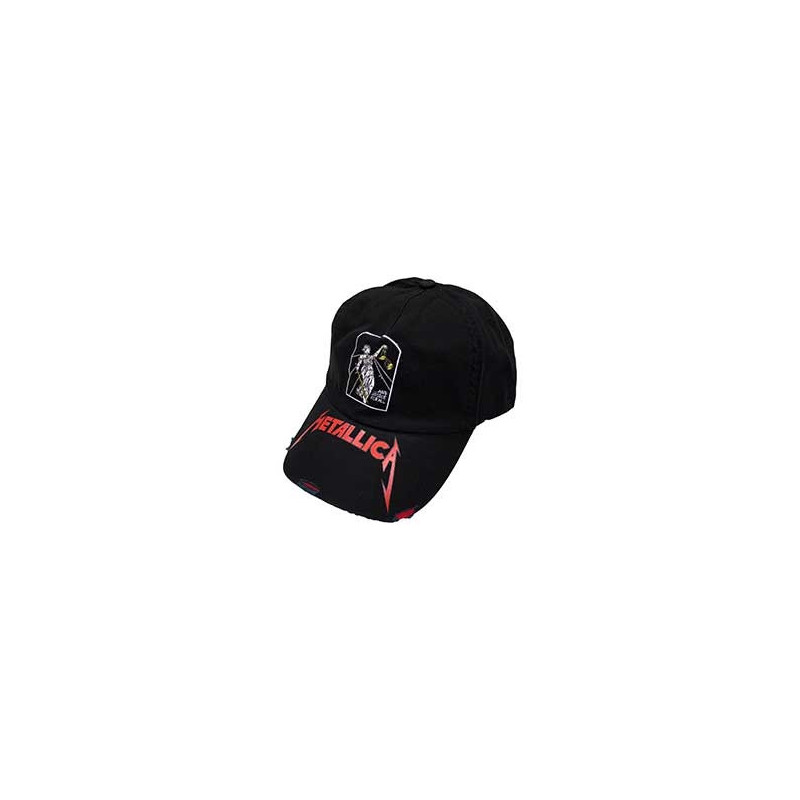 METALLICA UNISEX BASEBALL CAP:AND JUSTICE FOR ALL TOMBSTONE