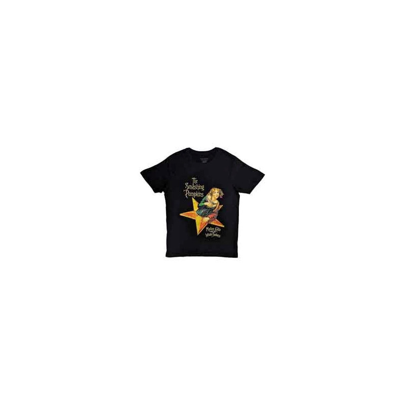 SMASHING PUMPKINS - THE T-SHIRT  MEDIUM UNISEX BLACK  MELLON COLLIE