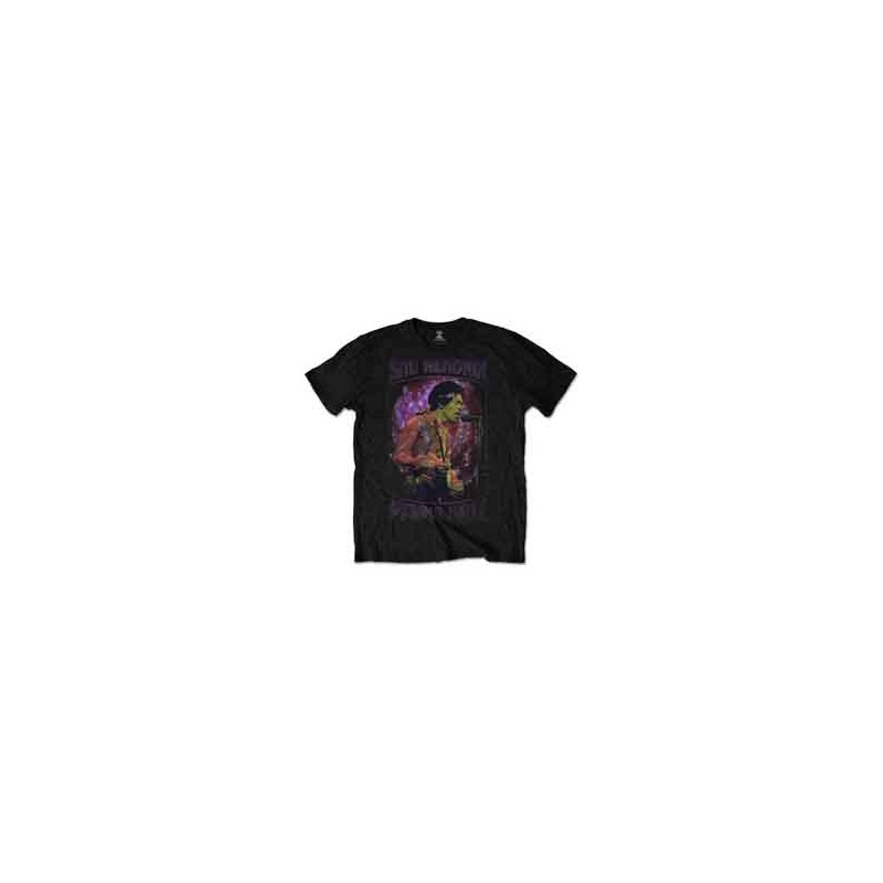 JIMI HENDRIX UNISEX TEE: PURPLE HAZE FRAME (XXX-LARGE)