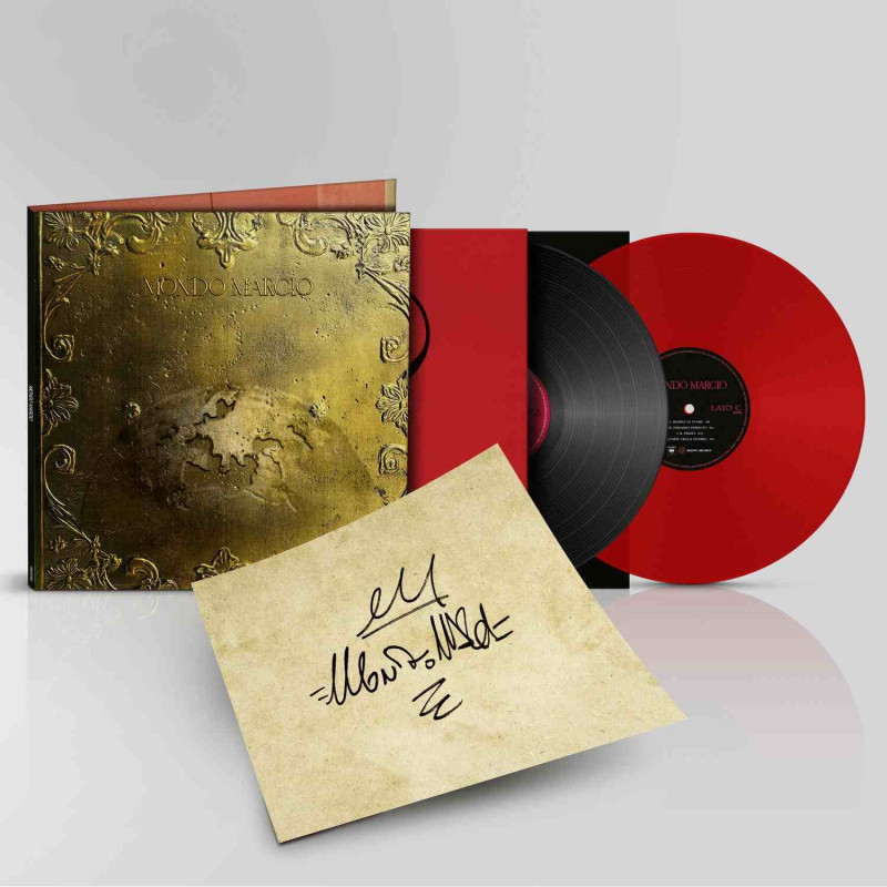 MONDO MARCIO (REMASTERED 2022) - 2LP NERO E ROSSO NUMERATO AUTOGRAFATO