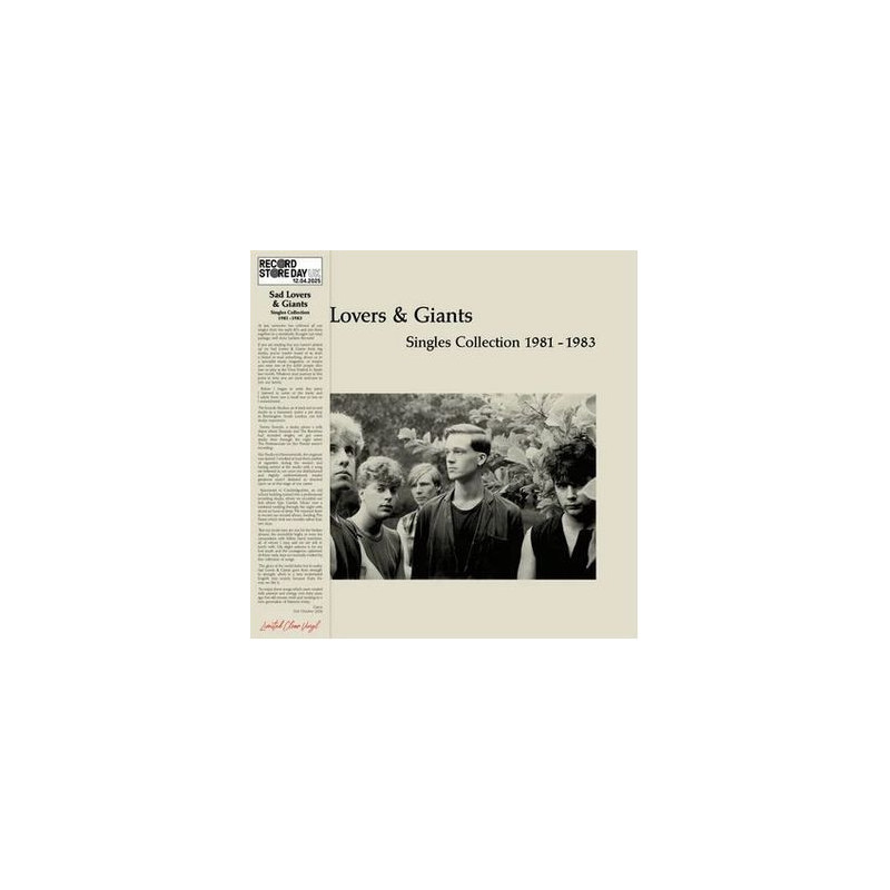 SINGLES COLLECTION 1981-1983 (CLEAR VINYL)  RSD 2025