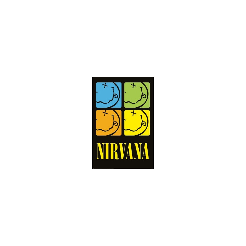NIRVANA: PYRAMID - SMILEY SQUARES (POSTER MAXI 61X91,5 CM)