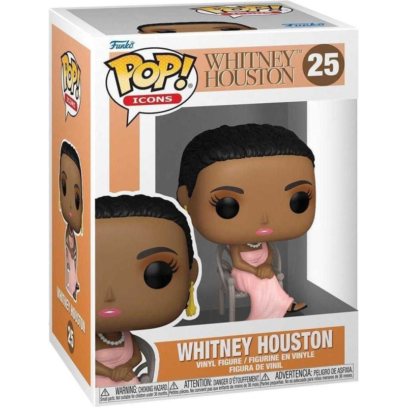 WHITNEY HOUSTON: FUNKO POP! ICONS - WHITNEY HOUSTON (VINYL FIGURE 25)