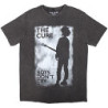 THE CURE UNISEX STONE WASH T-SHIRT: BOYS DON'T CRY BLACK & WHITE (CHARCOAL GREY)