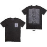 JOY DIVISION UNISEX STONE WASH T-SHIRT: PULSAR POCKET WAVE (CHARCOAL GREY) (BACK PRINT)