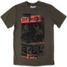 THE SEX PISTOLS UNISEX STONE WASH T-SHIRT: PHOTO COLLAGE (GREEN)