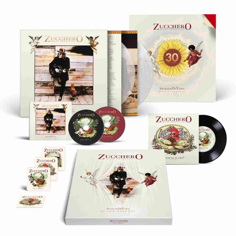 SPIRITO DIVINO BOX 2LP VINILE CRYSTAL + 2CD + 7" VINILE NERO + BOOK