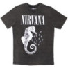NIRVANA_SEAHORSE & LOGO MONO STONE WASH_UNI_CHAR_TS:1XL