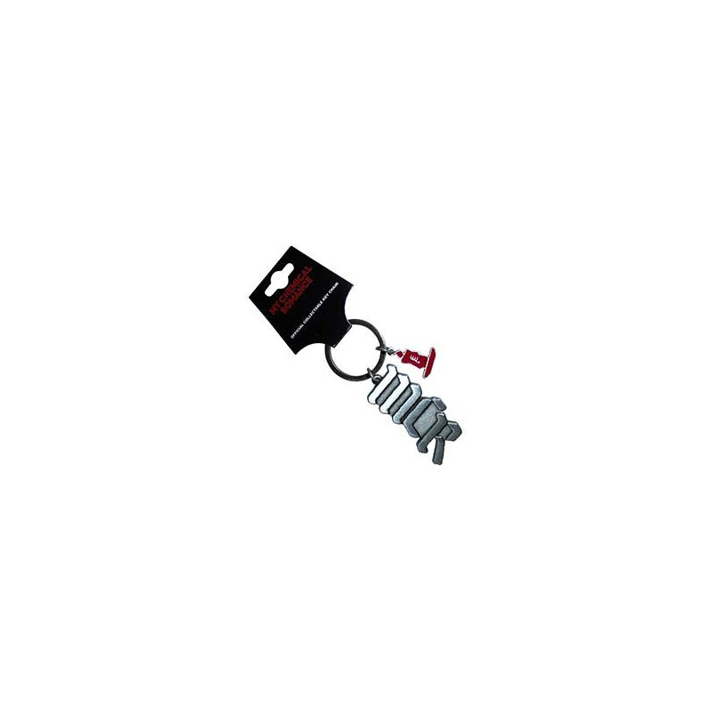 MY CHEMICAL ROMANCE KEYCHAIN:MCR LOGO CANDLE CHARM
