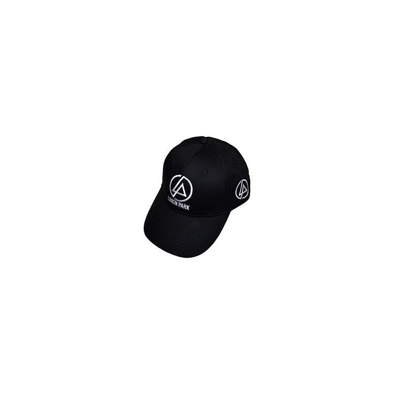 LINKIN PARK UNISEX BASEBALL CAP:CONCENTRIC SLIDE LOGO (BLACK)