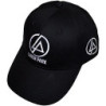 LINKIN PARK UNISEX BASEBALL CAP:CONCENTRIC SLIDE LOGO (BLACK)