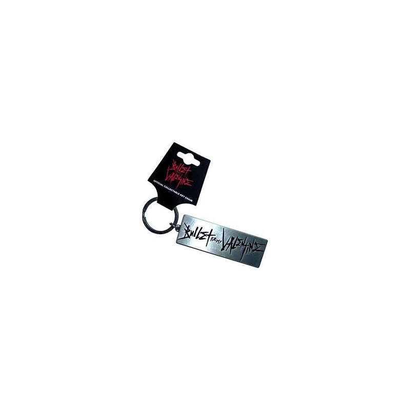 BULLET FOR MY VALENTINE KEYCHAIN:ENGRAVED LOGO