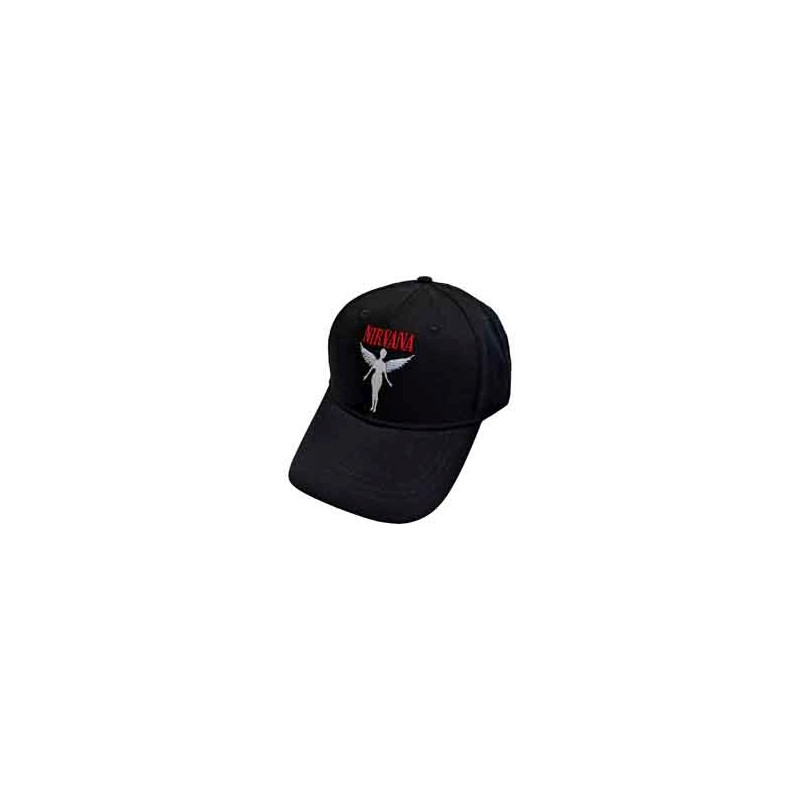 NIRVANA UNISEX BASEBALL CAP:ANGELIC (BLACK)